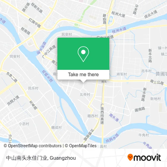中山南头永佳门业 map