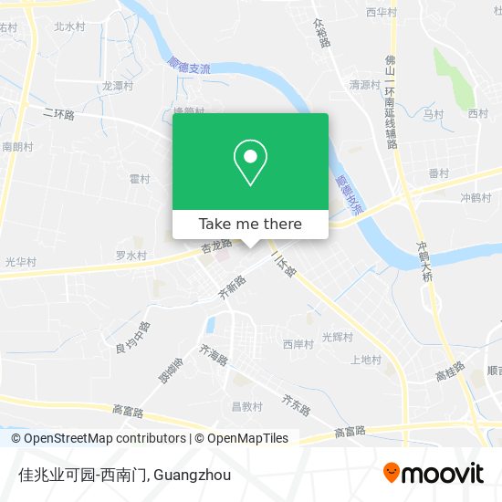 佳兆业可园-西南门 map