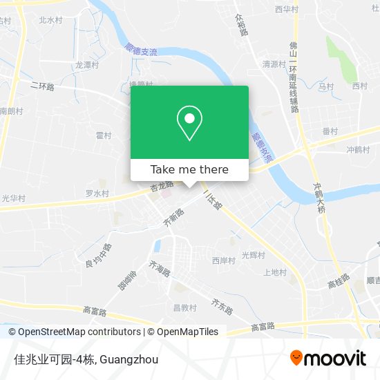 佳兆业可园-4栋 map