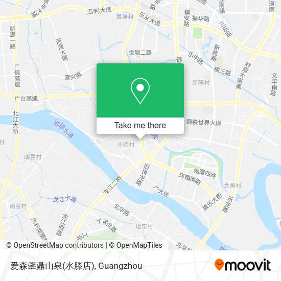爱森肇鼎山泉(水滕店) map