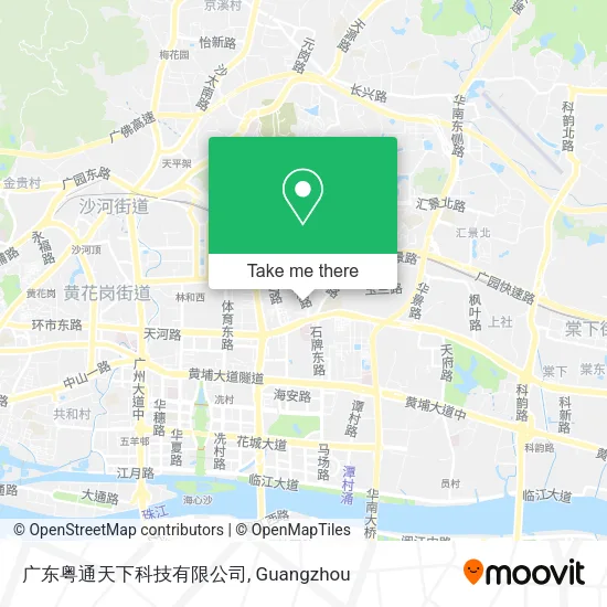 广东粤通天下科技有限公司 map
