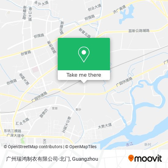 广州瑞鸿制衣有限公司-北门 map