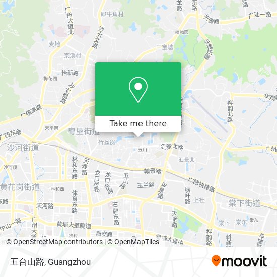 五台山路 map