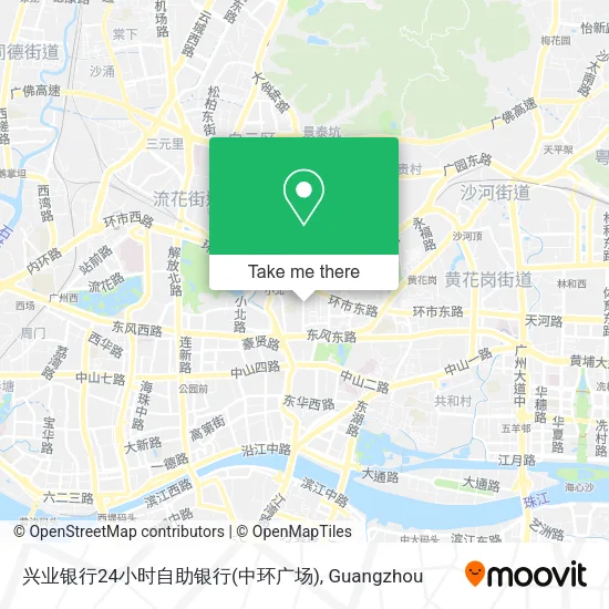 兴业银行24小时自助银行(中环广场) map
