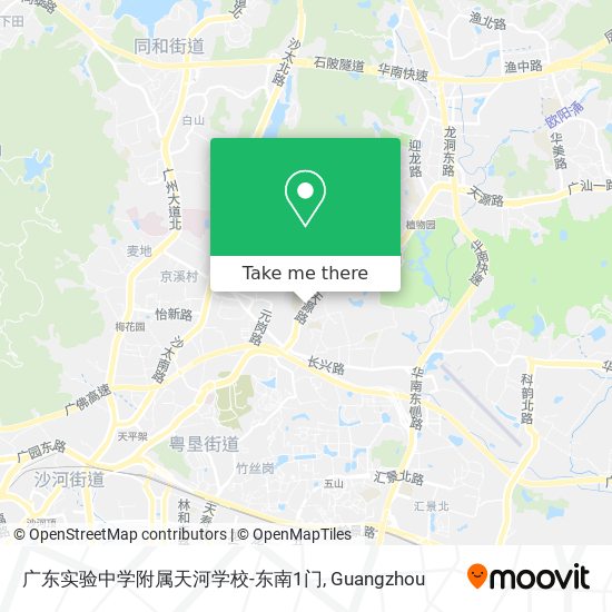 广东实验中学附属天河学校-东南1门 map