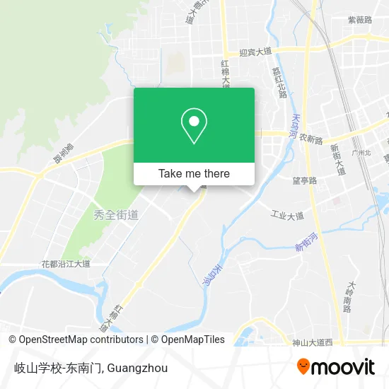 岐山学校-东南门 map
