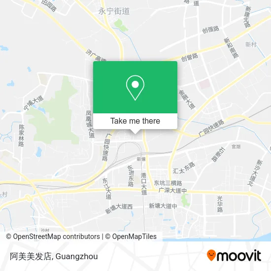 阿美美发店 map
