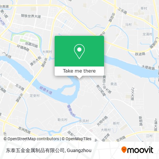 东泰五金金属制品有限公司 map