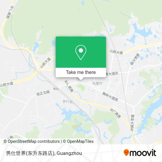 男仕世界(东升东路店) map
