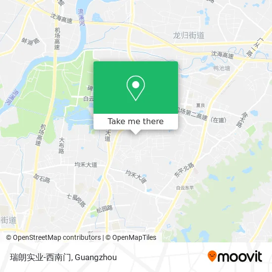 瑞朗实业-西南门 map