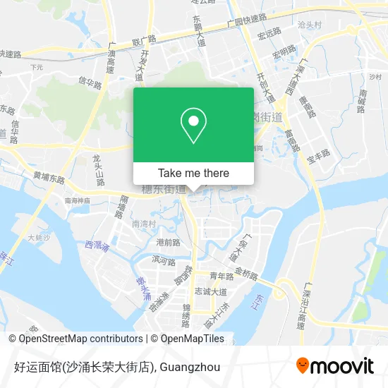 好运面馆(沙涌长荣大街店) map