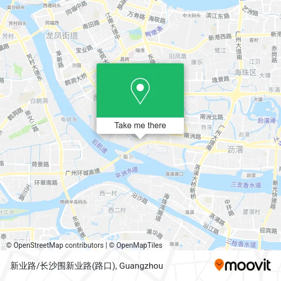 新业路/长沙围新业路(路口) map