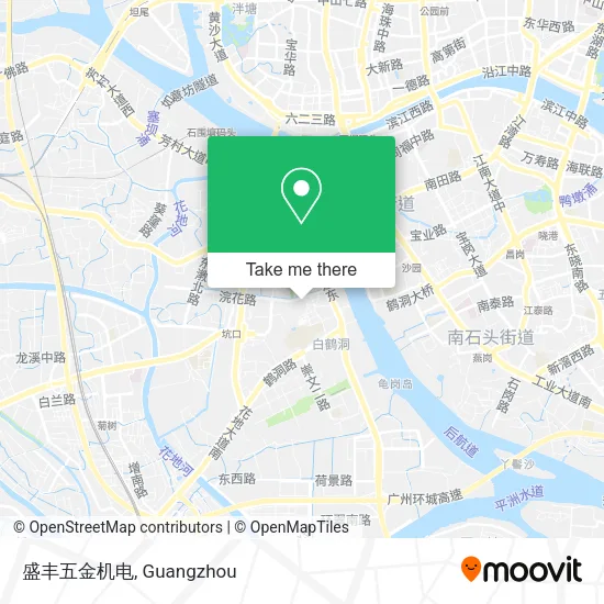 盛丰五金机电 map