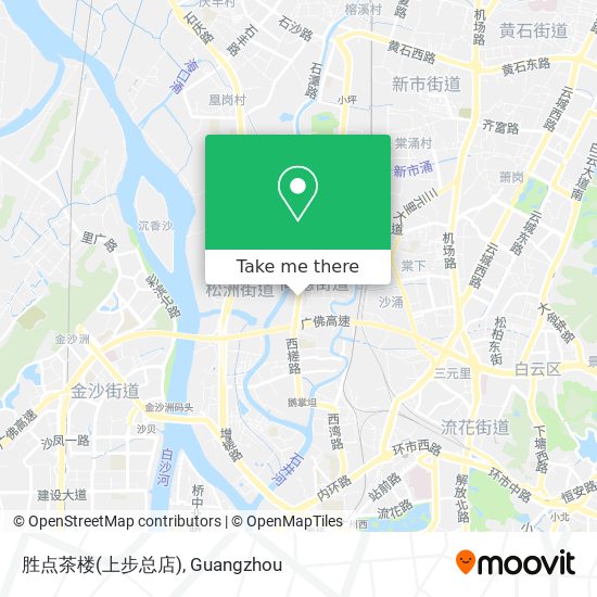 胜点茶楼(上步总店) map