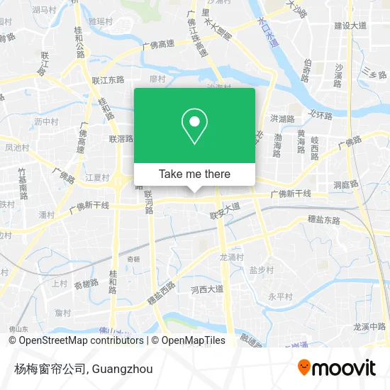 杨梅窗帘公司 map