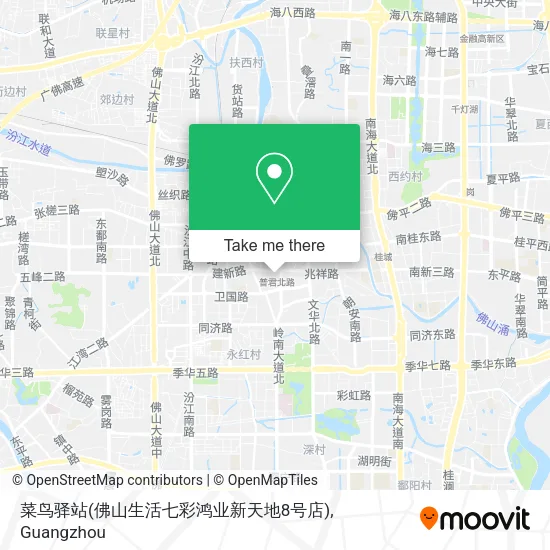 菜鸟驿站(佛山生活七彩鸿业新天地8号店) map