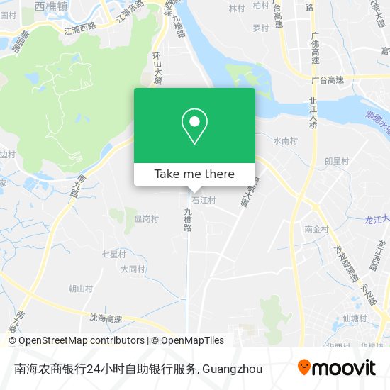 南海农商银行24小时自助银行服务 map