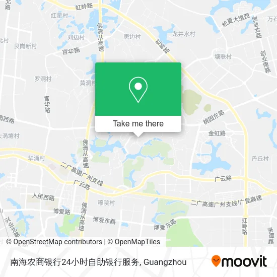 南海农商银行24小时自助银行服务 map