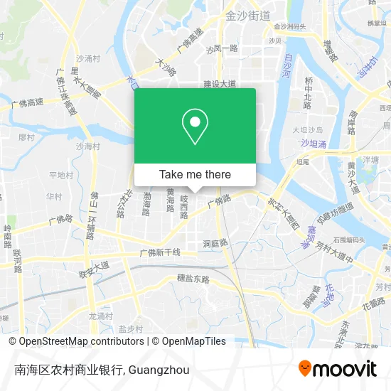 南海区农村商业银行 map