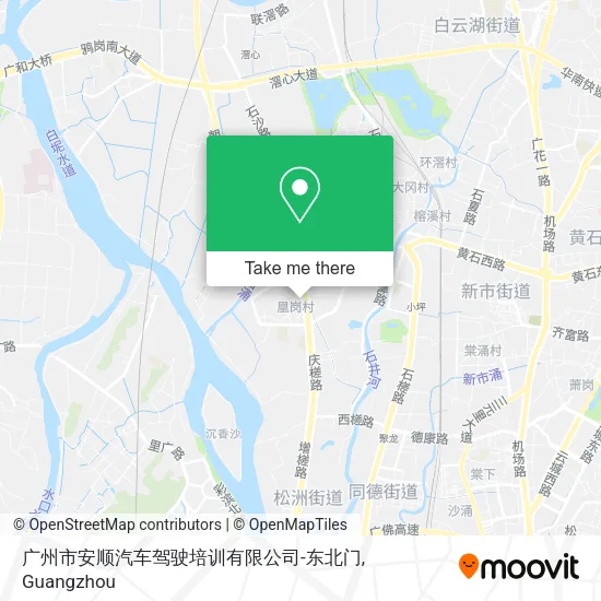 广州市安顺汽车驾驶培训有限公司-东北门 map