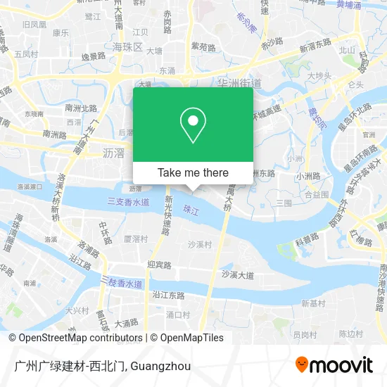 广州广绿建材-西北门 map