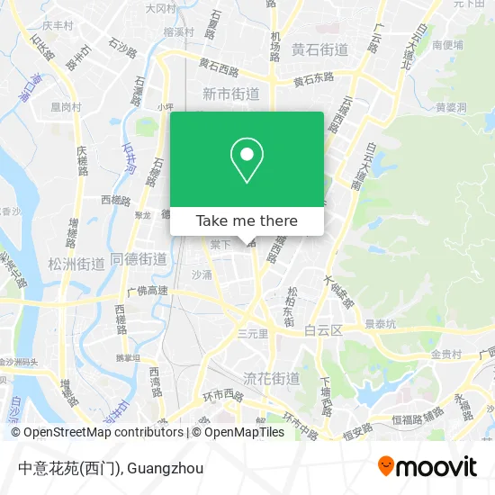 中意花苑(西门) map