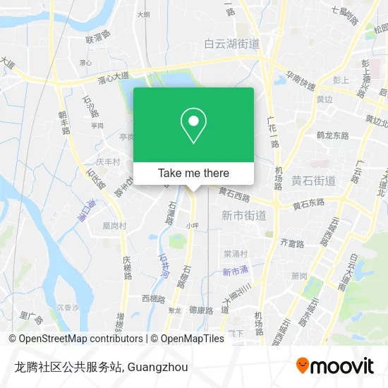 龙腾社区公共服务站 map