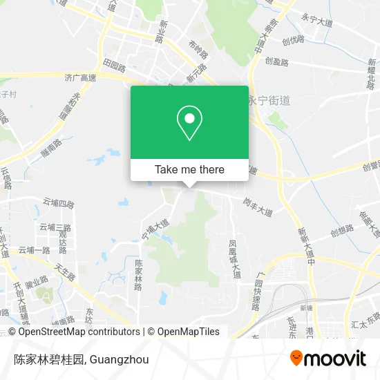 陈家林碧桂园 map