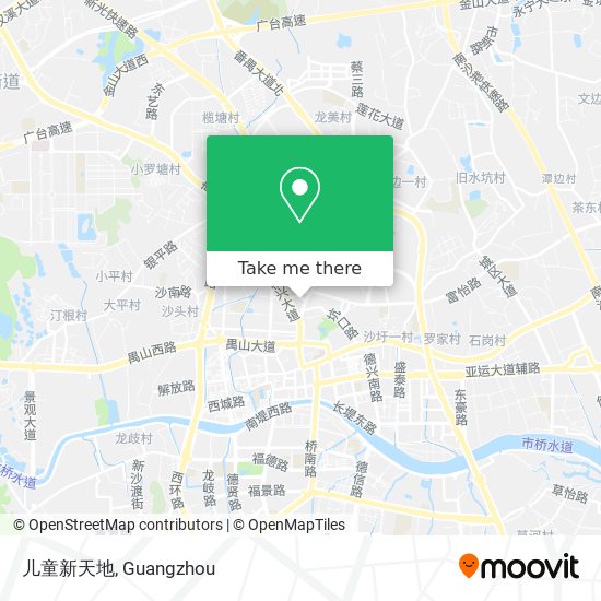 儿童新天地 map