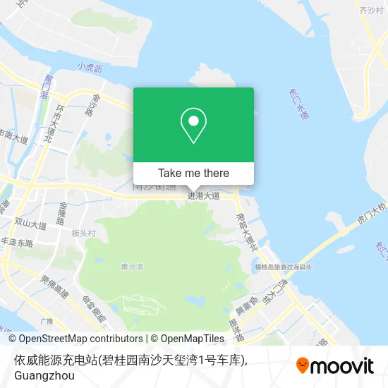 依威能源充电站(碧桂园南沙天玺湾1号车库) map