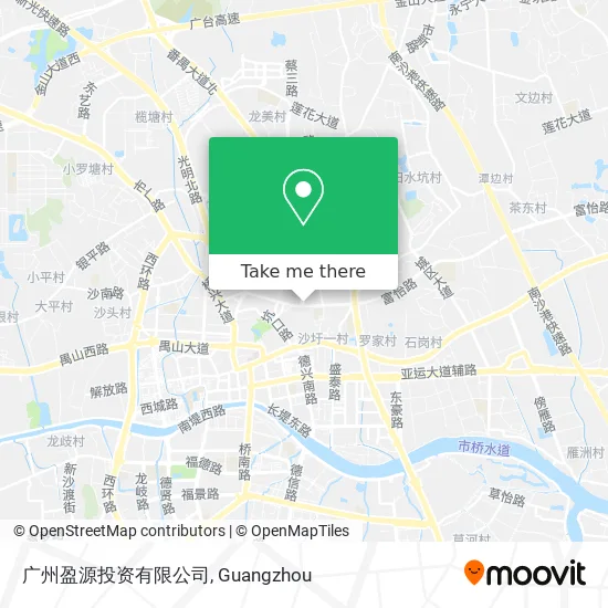 广州盈源投资有限公司 map