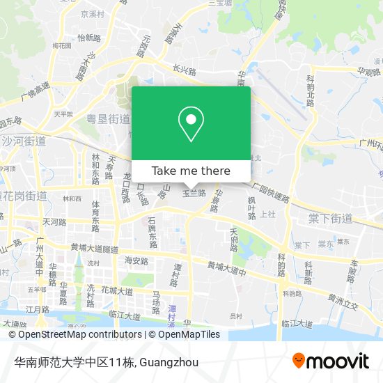 华南师范大学中区11栋 map