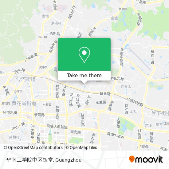 华南工学院中区饭堂 map