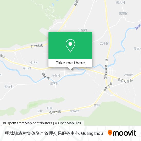 明城镇农村集体资产管理交易服务中心 map