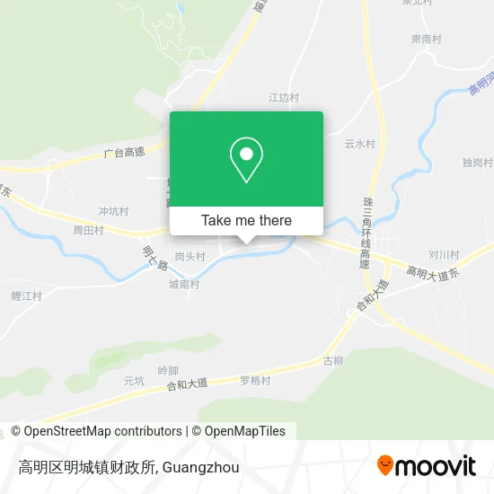高明区明城镇财政所 map