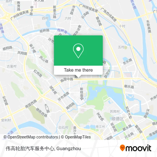 伟高轮胎汽车服务中心 map