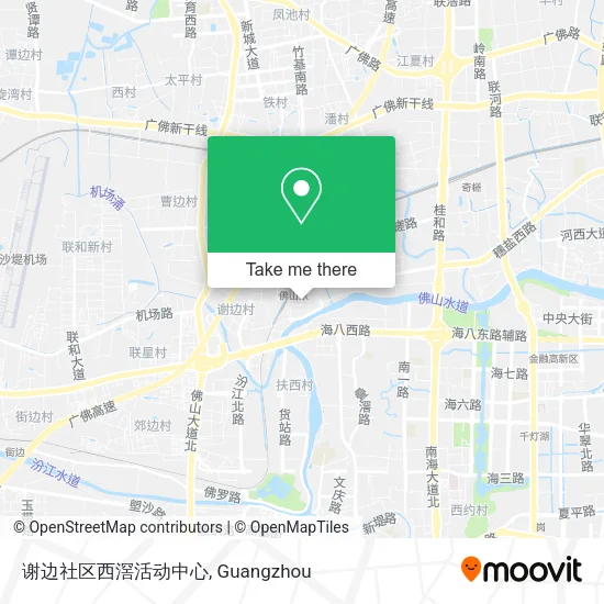 谢边社区西滘活动中心 map