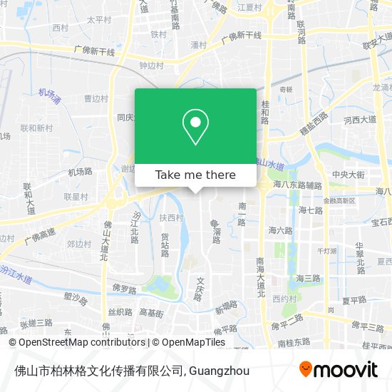 佛山市柏林格文化传播有限公司 map