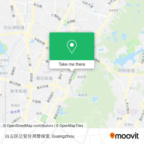 白云区公安分局警保室 map