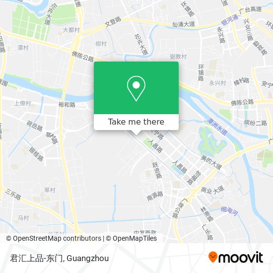 君汇上品-东门 map