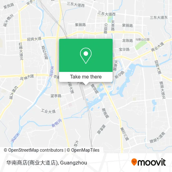华南商店(商业大道店) map