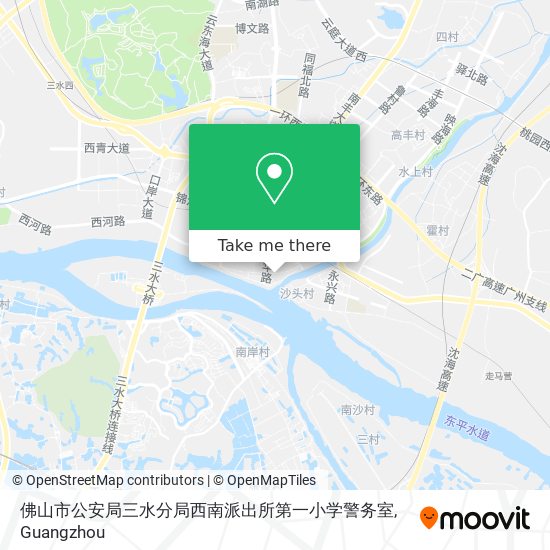 佛山市公安局三水分局西南派出所第一小学警务室 map