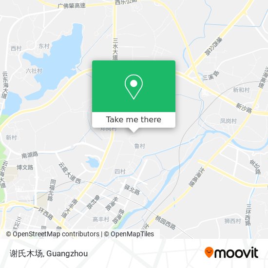 谢氏木场 map