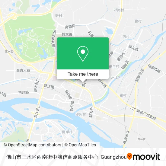 佛山市三水区西南街中航信商旅服务中心 map
