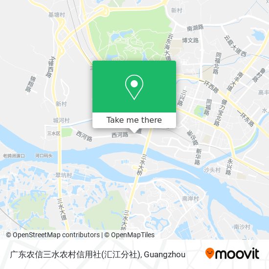 广东农信三水农村信用社(汇江分社) map