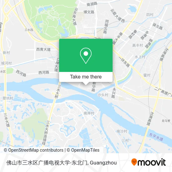 佛山市三水区广播电视大学-东北门 map