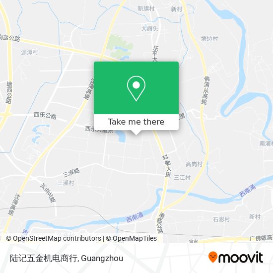 陆记五金机电商行 map
