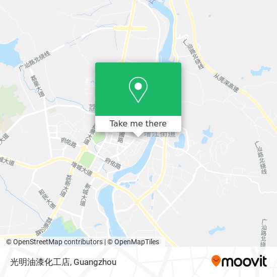 光明油漆化工店 map