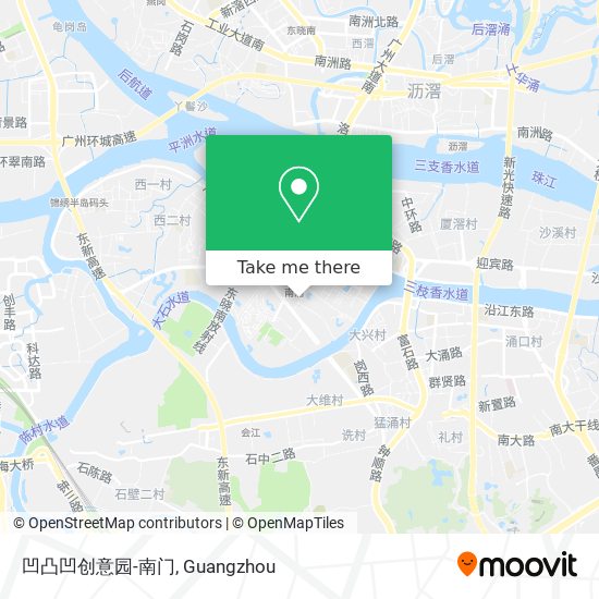 凹凸凹创意园-南门 map