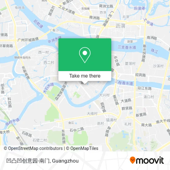 凹凸凹创意园-南门 map